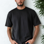 Mens 100% Cotton Jersey Relaxed Tshirt (Dark Shade)